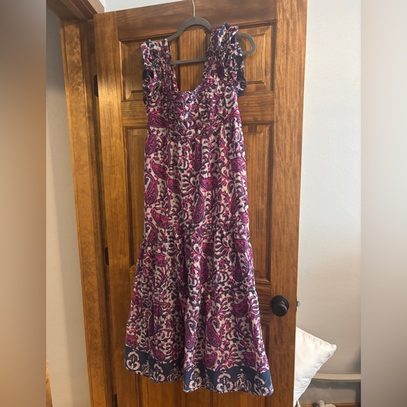 House of Harlow 1960 tie back cotton dress size M - Picture 4 of 6